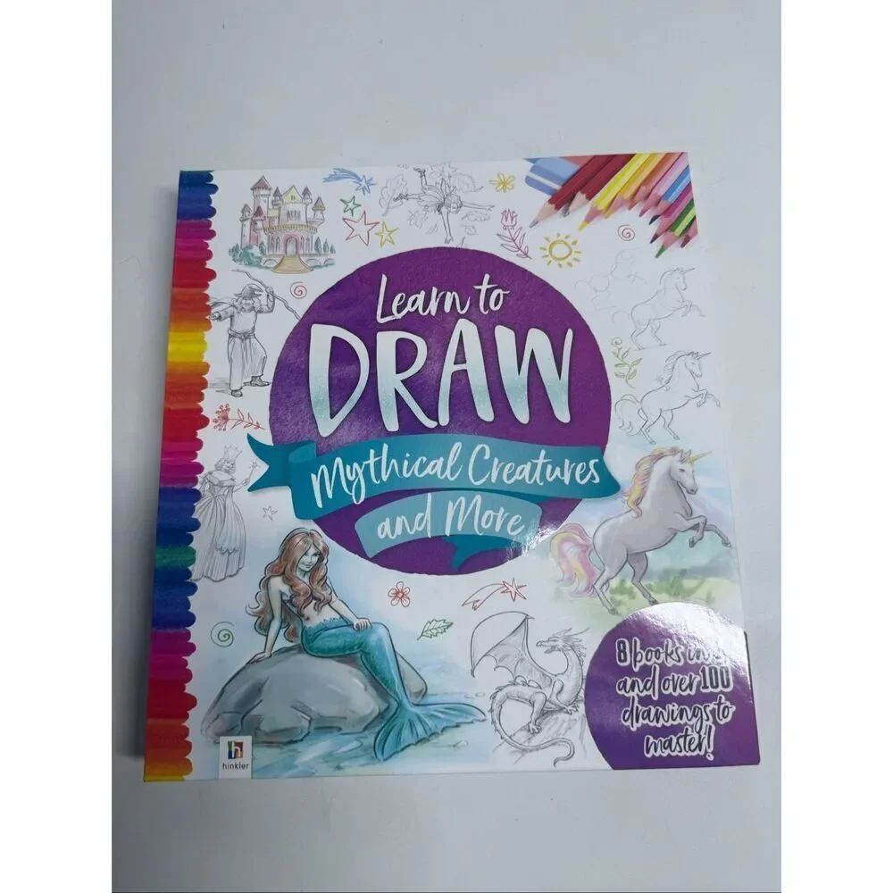 Learn to Draw Mythical Creatures and More 8 Books in One! Over 100 Drawings New